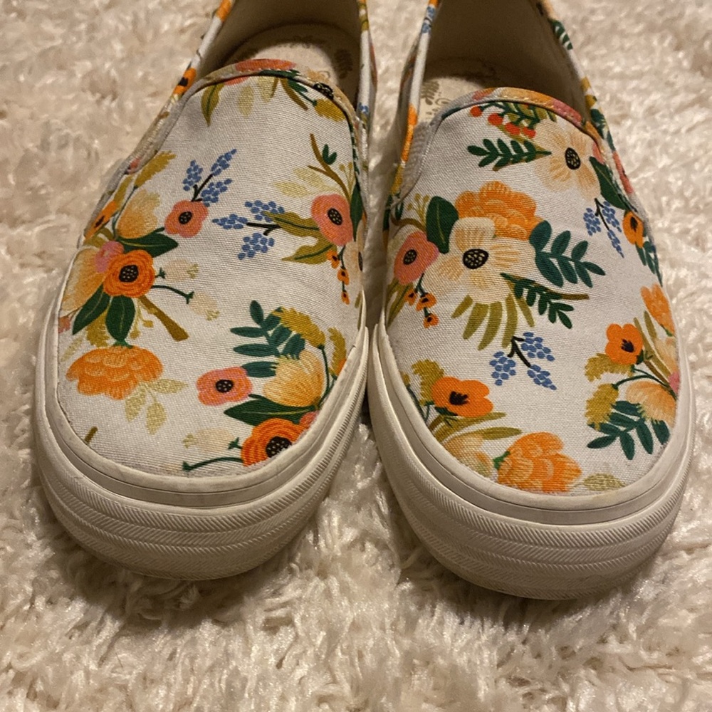 Women Keds Rifle Paper Co. x Double Decker 'Lively Floral' WF62681 - Picture 2 of 8